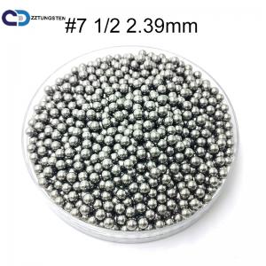 Vendita all'ingrosso tss ball 95wnife #7 1/2 2.39mm Sfere di tungsteno pellet 18g/cc Tungsten Super Shot Ball