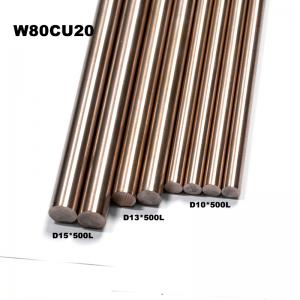 W80Cu20 Tungsten Copper Alloy Rods | EDM Electrode & Resistance Welding Bars