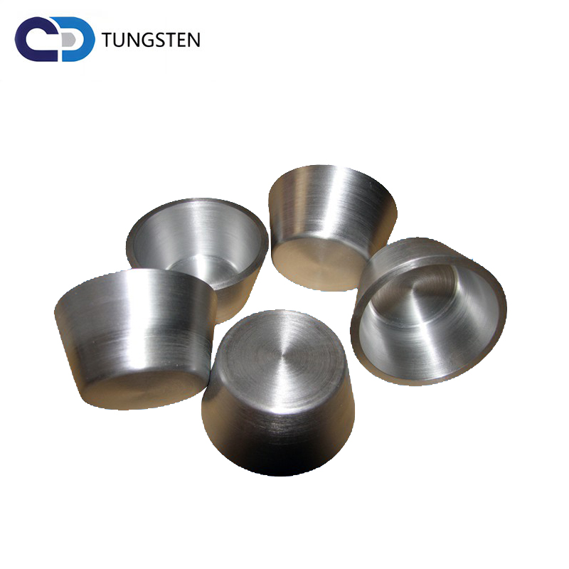 99.95% Purity Pure Tungsten Melting Pot tungsten crucible for sapphire growth furnace components