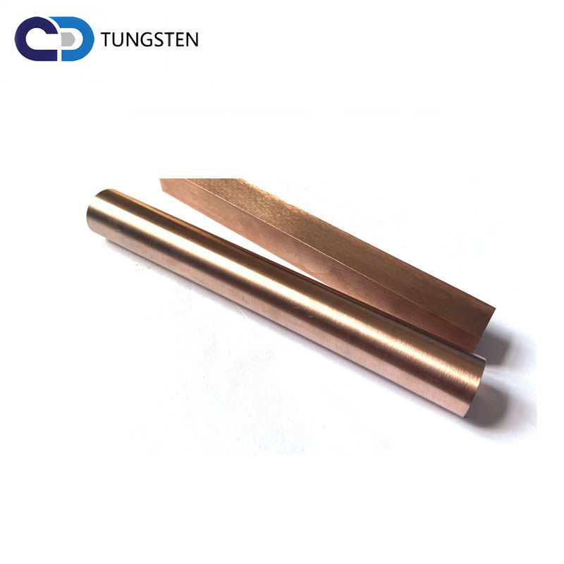 W75Cu25 Tungsten copper rod bar strip alloy  Polished ground