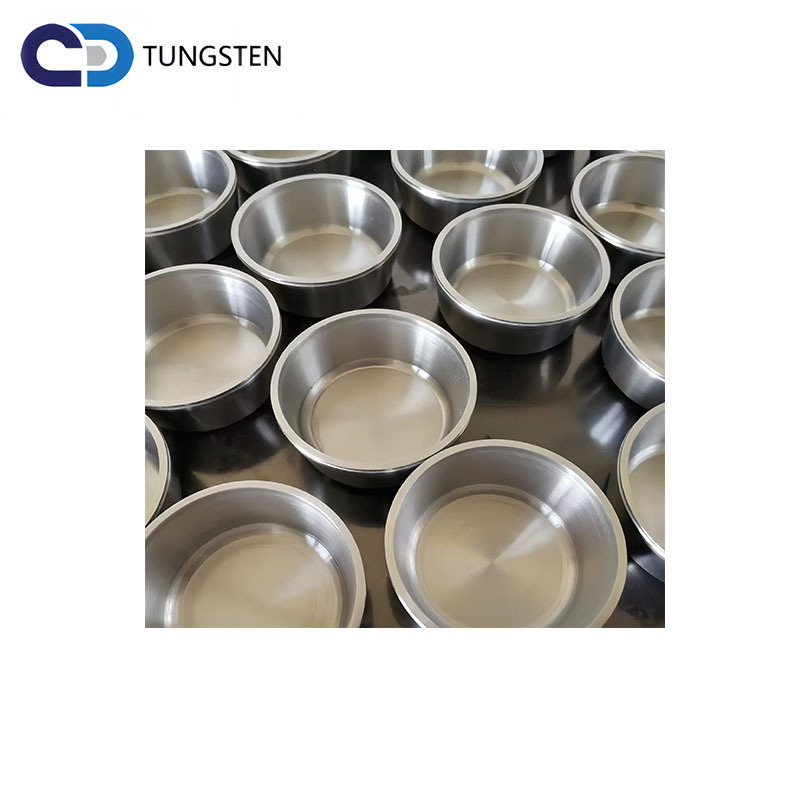 pure Mo1 molybdenum crucible for vacuum coating