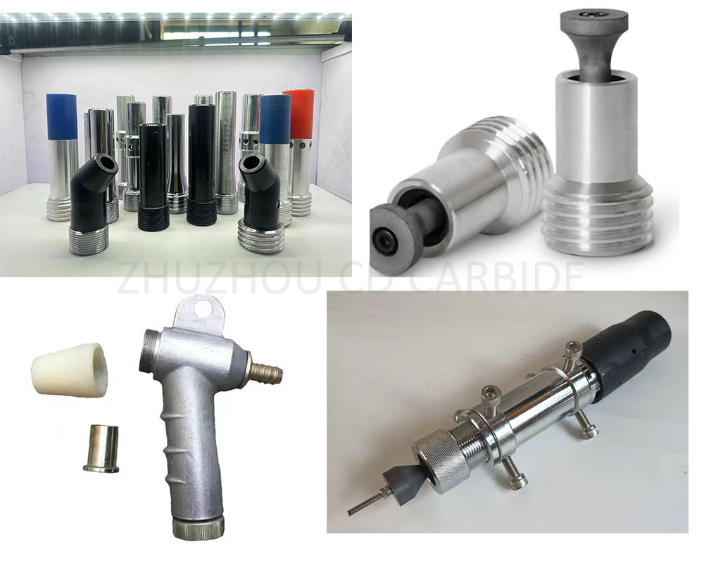 B4C Boron Carbide Sand Blasting Ceramic Nozzle