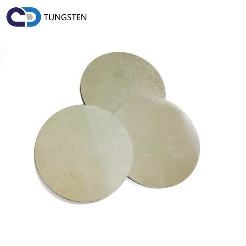 99.99% Round Rhenium Re Sputtering Target for thin film industry from China