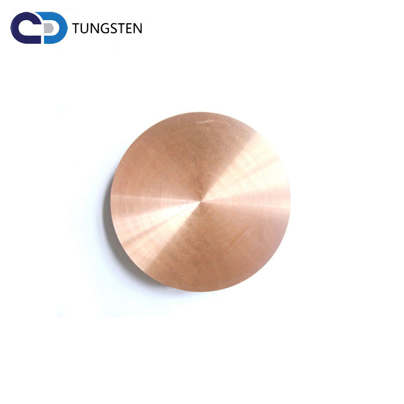 Tungsten copper electrode wholesale sales CuW90 tungsten copper alloy target