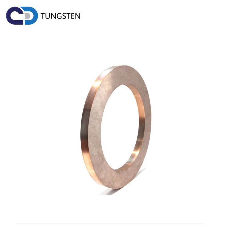 High density tungsten copper alloy electrode W80Cu20 tungsten copper alloy ring