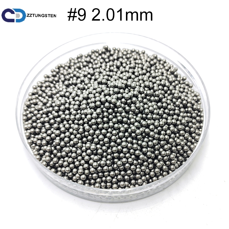 Bulk sale tss ball 95wnife #9 2.01mm Tungsten Ball 18g/cc Tungsten Nickel Iron Alloy Ball 