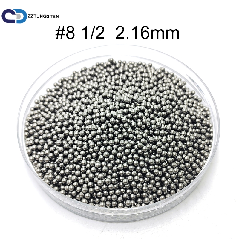 Bulk sale tss ball 95wnife #8 1/2 2.16mm Tungsten spheres pellets 18g/cc Tungsten Super Shot Ball 