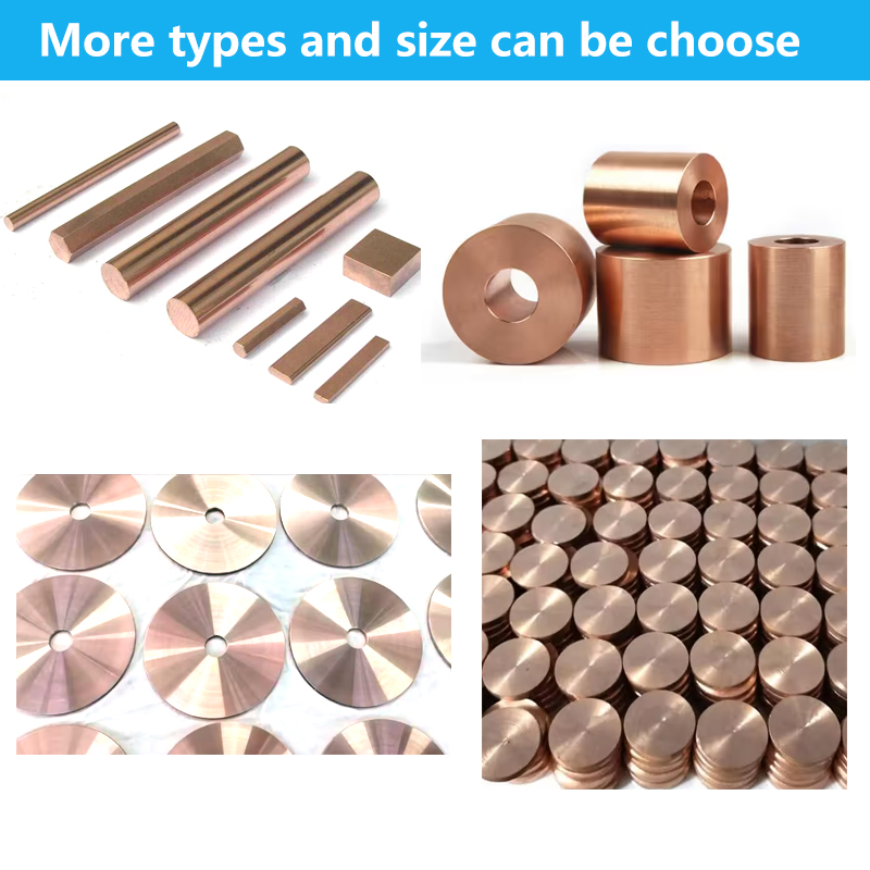 Factory custom W70 W75 W80 W85 tungsten copper electrode Factory custom W70 W75 W80 W85 tungsten copper electrode